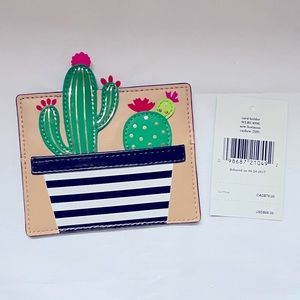 Kate Spade Cactus Card Holder
